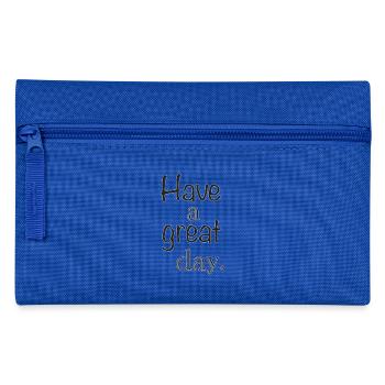 Bonne journée - Trousse - bleu royal - Devant