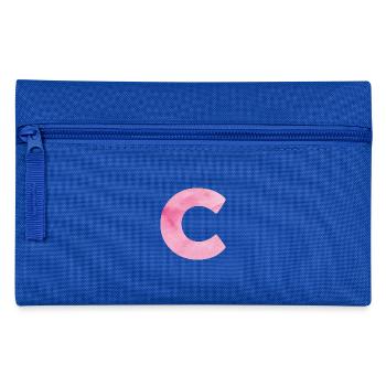 La lettre C - Trousse - bleu royal - Devant
