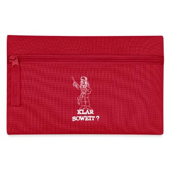 Pirat klar soweit - Federtasche - Rot - Vorne