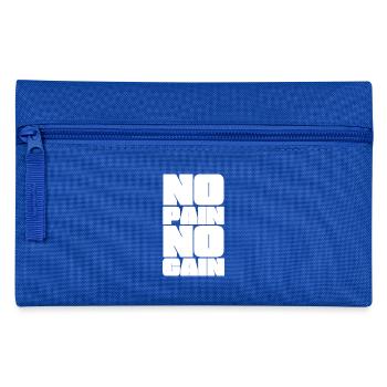 No pain, no gain - Pencil Case - royal blue - Front