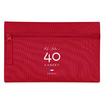 Life is better LANDES Number 40 Aquitaine - Pencil Case - red - Front