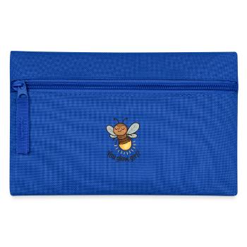 You glow, girl! - Self-confident firefly - Pencil Case - royal blue - Front