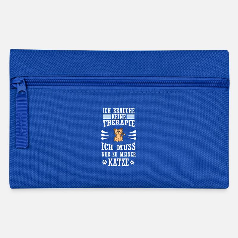 Katze - Federtasche - Royalblau