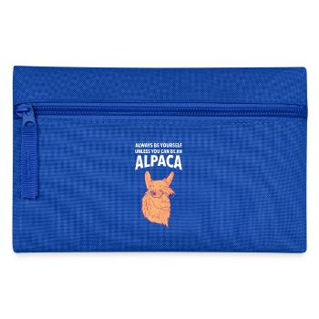 Always Be An Alpaca - Trousse - bleu royal - Devant