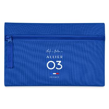 La vie en Allier 03 Auvergne Rhône France - Trousse - bleu royal - Devant