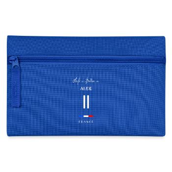 La vie en AUDE 11 Languedoc Occitanie France - Trousse - bleu royal - Devant
