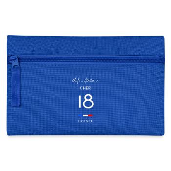 La vie est meilleure CHER 18 Centre Val de Loire - Trousse - bleu royal - Devant