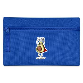 Es ist Avocado genannt - nicht avocadon't - Federtasche - Royalblau - Vorne