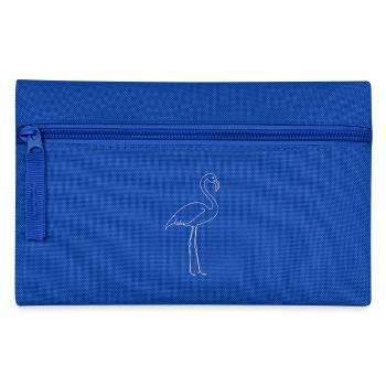 Pink flamingo - Pencil Case - royal blue - Front