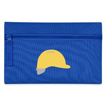 Bauarbeiterhelm - Federtasche - Royalblau - Vorne