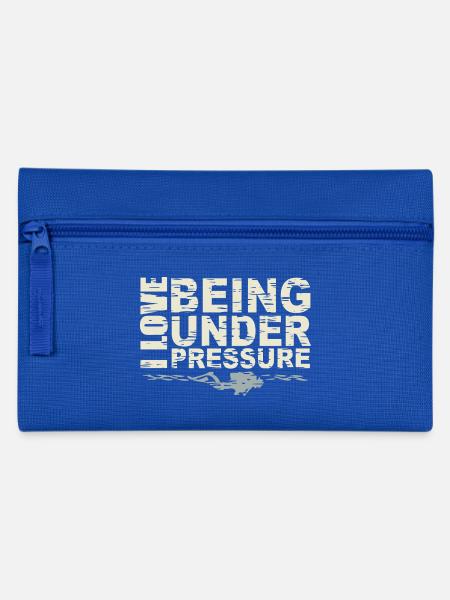 Under Pressure - Federtasche - Royalblau