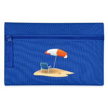 Beach - Pencil Case - royal blue - Front