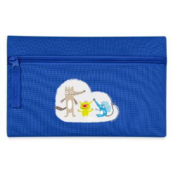 Heureux petits animaux - Trousse - bleu royal - Devant