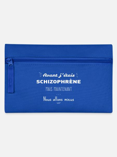 Schizophrene - Federtasche - Royalblau