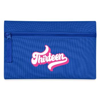 Thirteen 13th Birthday For Girls 13 Years Old - Pencil Case - royal blue - Front
