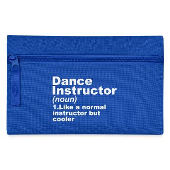 Definition des Tanzlehrers - Federtasche - Royalblau - Vorne