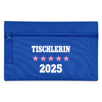 Tischlerin 2025 Arbeit Ausbildung Lehre Tischler - Federtasche - Royalblau - Vorne