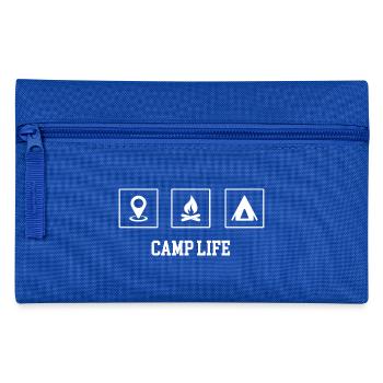 Camping Zelten Campen Zelt Camper Outdoor Camplife - Federtasche - Royalblau - Vorne