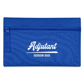 Karneval Adjutant 2025 Prinzenführer Kostüm - Federtasche - Royalblau - Vorne