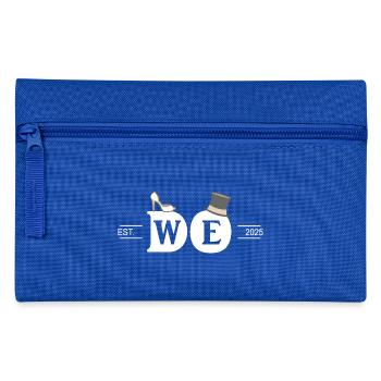 Polterabend 2025 Braut Bräutigam Heiraten Poltern - Federtasche - Royalblau - Vorne