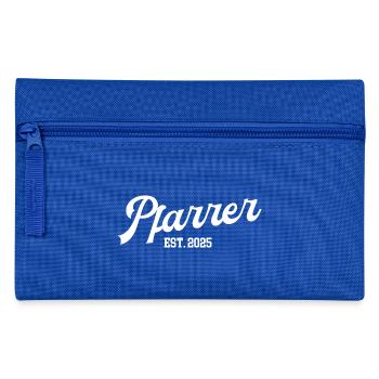 Pfarrer seit 2025 Geistlicher Glaube Gott Kirche - Federtasche - Royalblau - Vorne