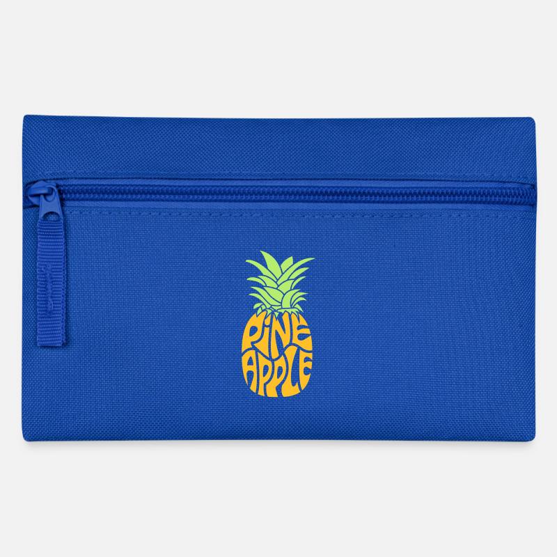 pineapple - Pencil Case - royal blue