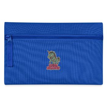 Need Brains - Zombie Unicorn - Pencil Case - royal blue - Front