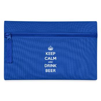 Bière / BEER / Bière / BEER / Cadeau - Trousse - bleu royal - Devant