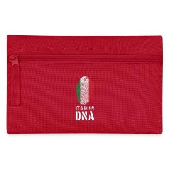 Italy T-Shirt Geschenk Idee Geburtstag DNA Italien - Federtasche - Rot - Vorne