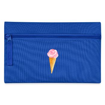 Cornet de glace - Trousse - bleu royal - Devant
