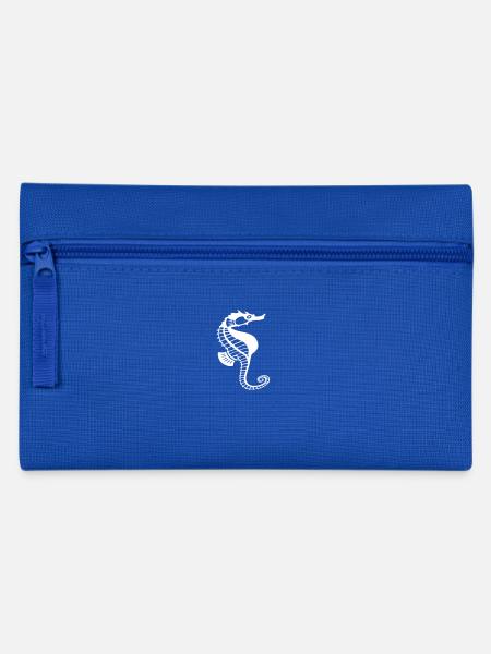 Seepferdchen - Federtasche - Royalblau