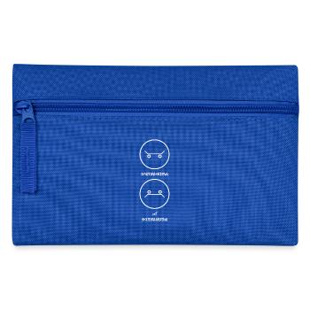 Skateboarding vs. Not Skateboarding - Pencil Case - royal blue - Front