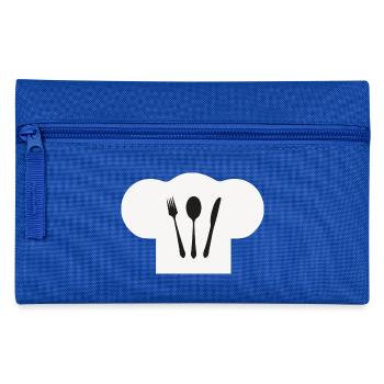 Kochmütze - Federtasche - Royalblau - Vorne