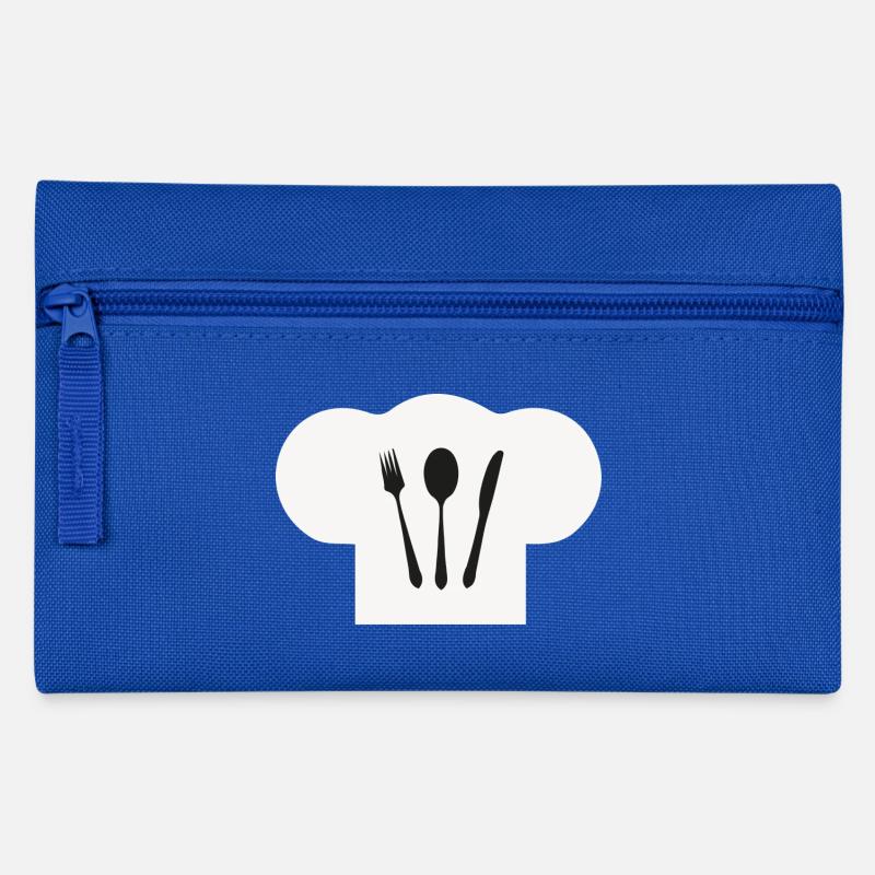 Toque de cuisinier - Trousse - bleu royal