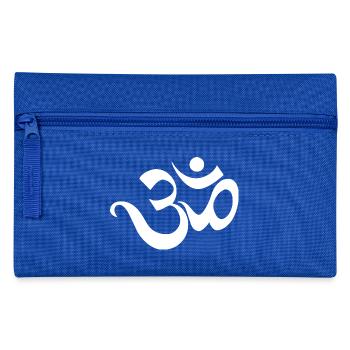 Om sanscrit Yoga Inde - Trousse - bleu royal - Devant