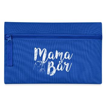 Mama Bär - Federtasche - Royalblau - Vorne