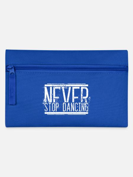 NeverStop Dancing Alt Weiss 001 AllroundDesigns - Pencil Case - royal blue
