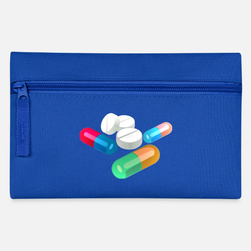pilules - Trousse - bleu royal