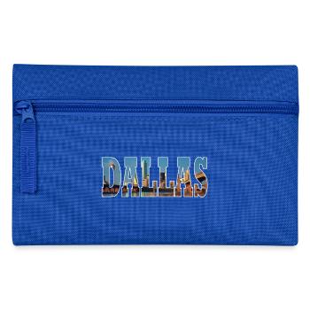 DALLAS USA - Trousse - bleu royal - Devant