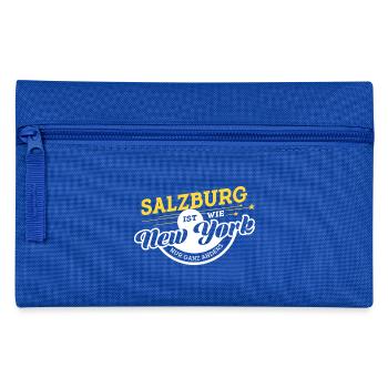 Salzburg ist wie New York nur ganz anders. - Federtasche - Royalblau - Vorne