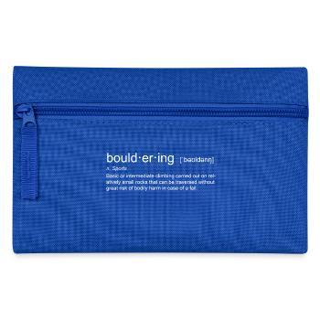 bouldering - Pencil Case - royal blue - Front