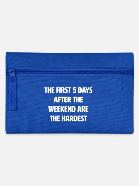 Funny Funny Quote Funny Gift Funny - Pencil Case - royal blue