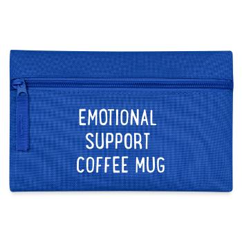 Emotional Support Coffee Mug - Federtasche - Royalblau - Vorne