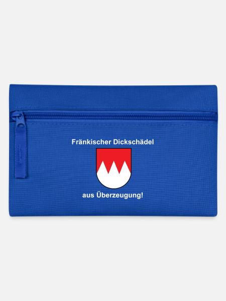 Fränkischer Dickschädel - Federtasche - Royalblau