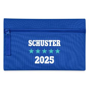Schuster 2025 Ausbildung Prüfung Meister Azubi - Federtasche - Royalblau - Vorne
