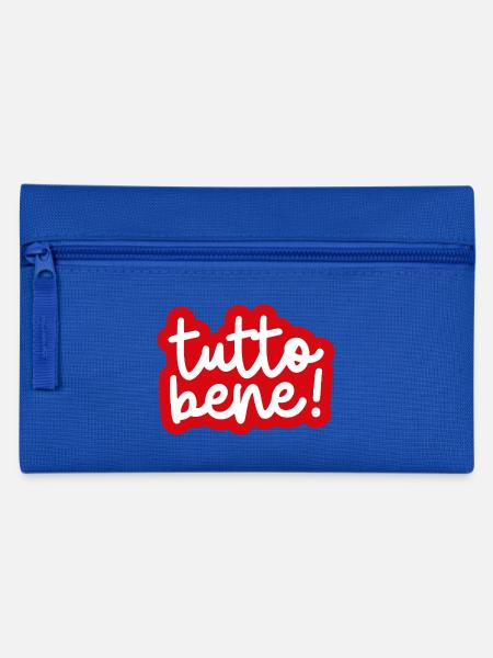 "tutto bene!" - Federtasche - Royalblau