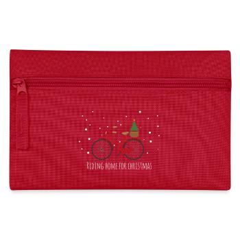 Riding home for christmas - Pencil Case - red - Front
