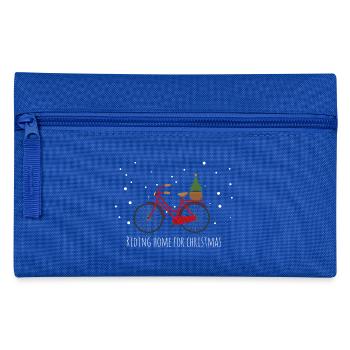 Rentrer à la maison pour Noël - Trousse - bleu royal - Devant
