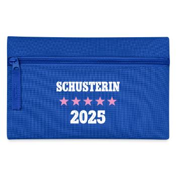 Schusterin 2025 Neuer Job Arbeit Ausbildung Lehre - Federtasche - Royalblau - Vorne