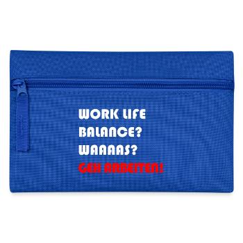 WORK LIFE BALANCE ARBEIT - Federtasche - Royalblau - Vorne